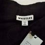 Whistles Black Cotton Broderie Skirt Image 6