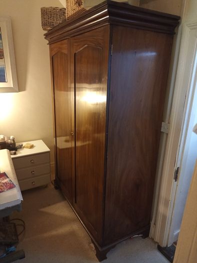 Large Victorian Mahogany Wardrobe