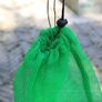 Mesh bag plastic nylon mesh bag net bag folding fishing fishing gear thickening small grid nets live fish nets bag bag Image 3