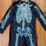 BNWOT Age 9-10 Skeleton Costume Image 2