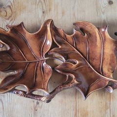 Mid-century leaf centrepiece