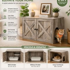 Cat Litter Box Cabinet Furniture