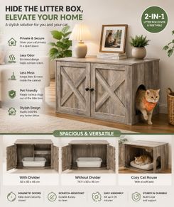 Cat Litter Box Cabinet Furniture