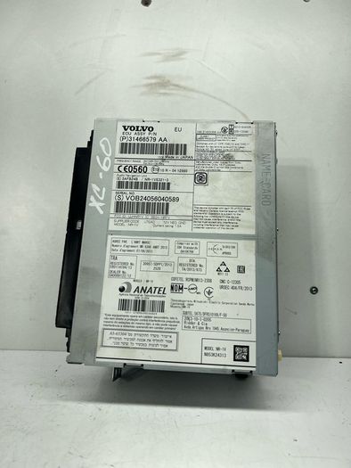 Volvo V40 V60 Xc60 2016 Radio Stereo Cd Player Head Unit 31466579 A2l11b1s