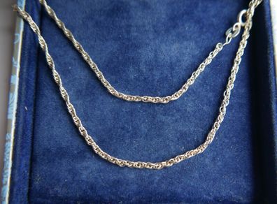 Vintage 18 Inch Sterling Silver 925 Triple Twist Rope Link Chain c1960 - 4,3g