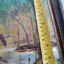 FRAMED A foil Print Pictures Ducks Woodlands Pond Image 3