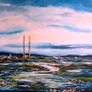 Poolbeg & Dollymount Strand Limited Edition Print by Helen Mathews Image 4