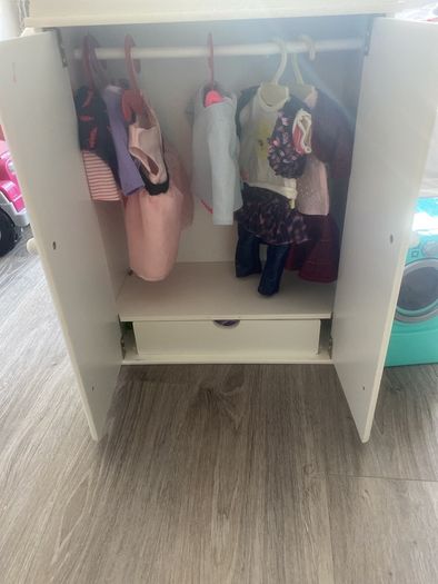 Dolls clothes wardrobe