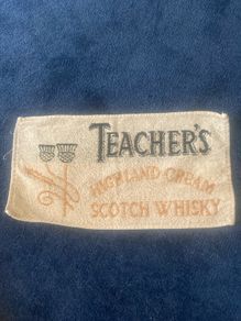 Vintage "Teacher's" Whisky Bar Towel/Never Used.