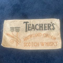 Vintage "Teacher's" Whisky Bar Towel/Never Used.