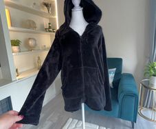 Black Snaggle Ladies Hooded Fleece from Mountain Warehouse