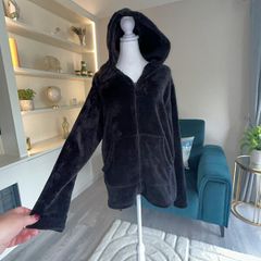 Black Snaggle Ladies Hooded Fleece from Mountain Warehouse