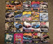 Hot Wheels Premium Supra Skyline McLaren Nissan BMW RX7 Barbie Toyota Mitsubishi Ford
