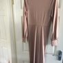 Boohoo Nude ball gown worn once Image 3