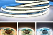 [5M/16.4FT] Newly Upgraded Flexible High-Brightness COB Decorative Neon Light Strip, Powered, 3 Colour Temperatures Available,