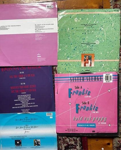 80's 12 inch singles. 3 euros each or all 5 for 12 euros