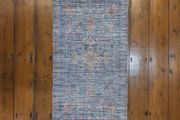 Art Carpet Kilim Collection Blue Floral Rug 135 x 68cm