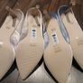 Full wardrobe of 22 pairs of size 5(38) shoes and boots, including Faith, Clarkes, Havianas, flip flops, Crocs, work shoes, court shoes, dressy shoes, high heel boots, and waterproof hiking boots. - LOW PRICE FOR QUICK SALE Image 9