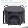 Slate Drink Coasters with Holder, Set of 12 Image 3