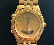 Vintage Seiko Ana-Digi Chronograph alarm Watch