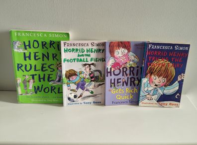 4 Horrid Henry Children's Books