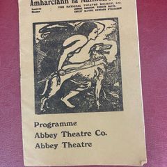 Vintage Abbey Theatre Programme