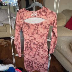 Tie dye midi dress