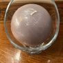 Meadows and Byrne Mauve Ball Candle and Free Newgrange glass holder Image 2