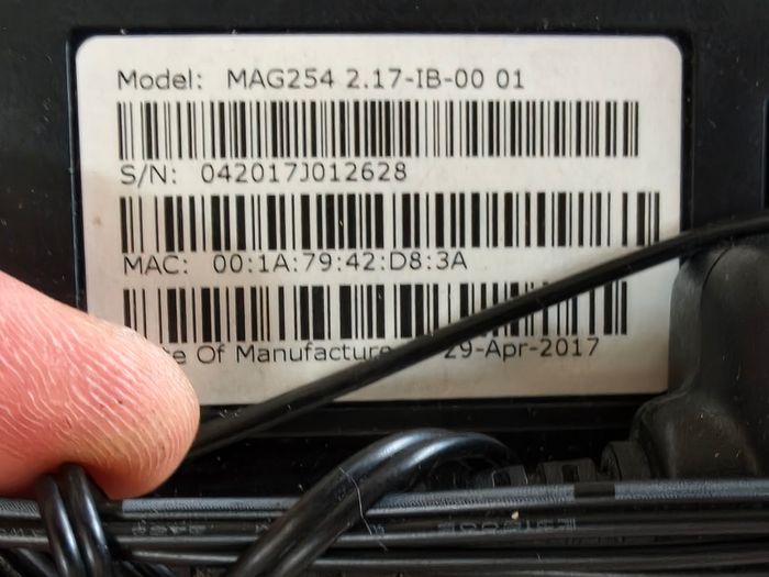 Mag254 Box for IPTV