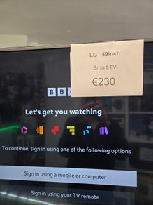 Lg smart tv 49inch
