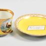 Ultra rare Old Vienna large cup and saucer 1870 Image 4