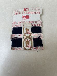 Vintage French darning wool
