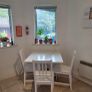 Dining Table + 3 White Chairs Image 2