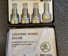 Skoda Locking Wheel Bolt Set