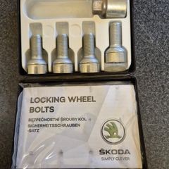 Skoda Locking Wheel Bolt Set