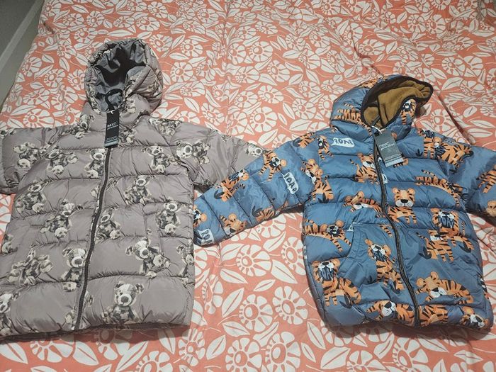 2 Next shower resistant jacket, brand new 6-7 years,brand new, free postage with tags, free