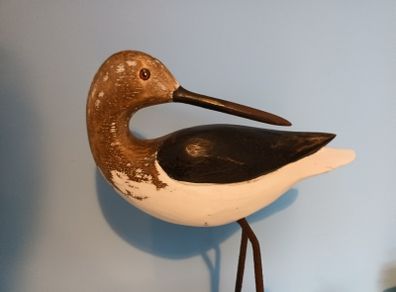 Carved wooden sea bird