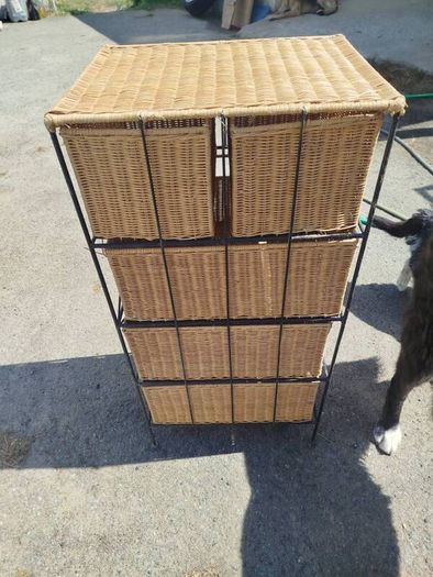 WIcker drawers