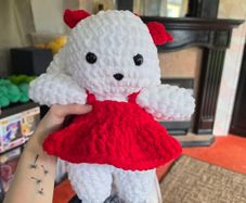 Handmade bunny teddy