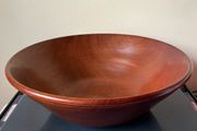 Large wooden bowl