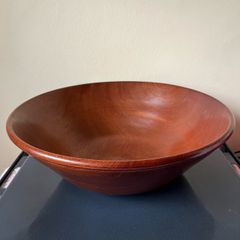 Large wooden bowl