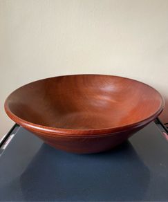 Large wooden bowl