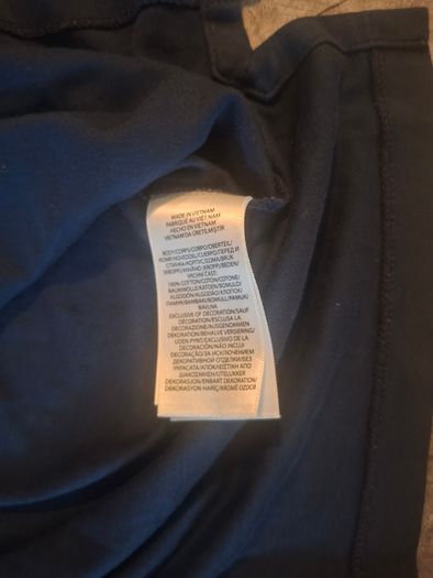 Polo Ralph Lauren Men's M Custom Slim Long Sleeve Polo Shirt Navy Blue Red Pony