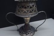 Vintage Tibetan Style Tested Silver Incense Burner / Censer