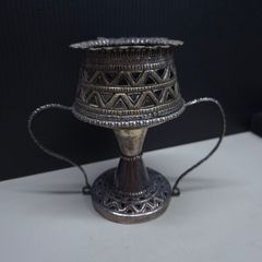 Vintage Tibetan Style Tested Silver Incense Burner / Censer