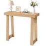 91.5 cm Console Table, Modern Desk Behind the Couch, Wooden Rectangle Entrance Desk, Narrow Long Sofa Table Accent Stand, Ideal for Hallway Image 7