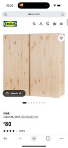 ikea Ivar cabinet