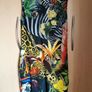Roberto Cavalli Multicolor Paradise Found Print Shift Dress UK 12 Image 3