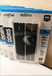 Brand New Pc Ram Crucial Pro 32gb 2x16gb Ddr5 5600mhz Xmp Expo