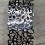 Vintage Sterling Silver 925 Floral Cuff Bracelet - 28.98g Image 2